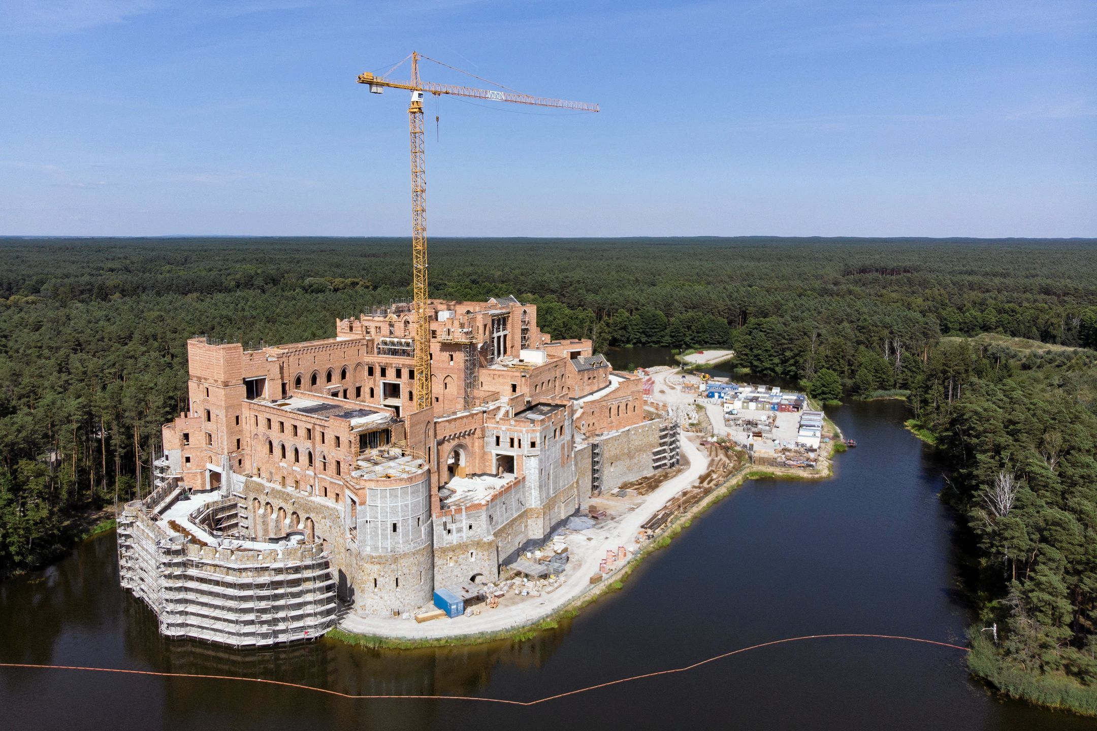 Zamek w Stobnicy w 2018 r.