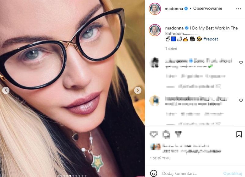 Madonna pokazała swoją twarz z bliska. Jest naturalna? Oj, nie.
