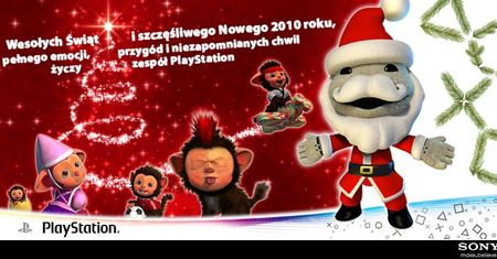 Świąteczna kartka od PlayStation