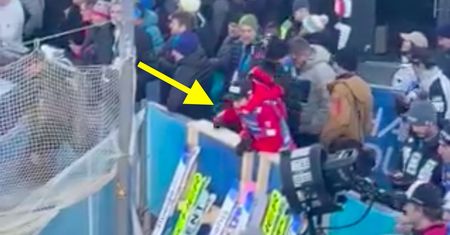 Widać jak na dłoni. Nagrali, co zrobił Stoch po skoku Żyły