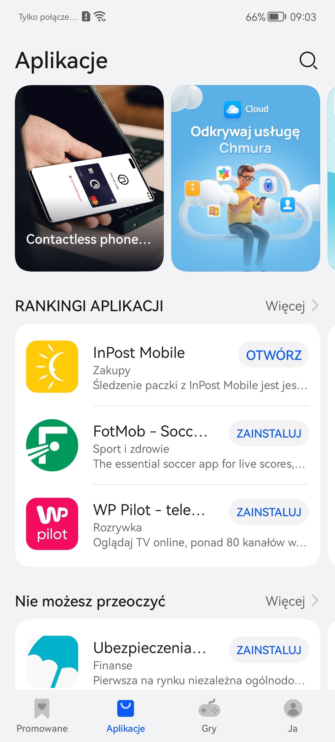 AppGallery aplikacje