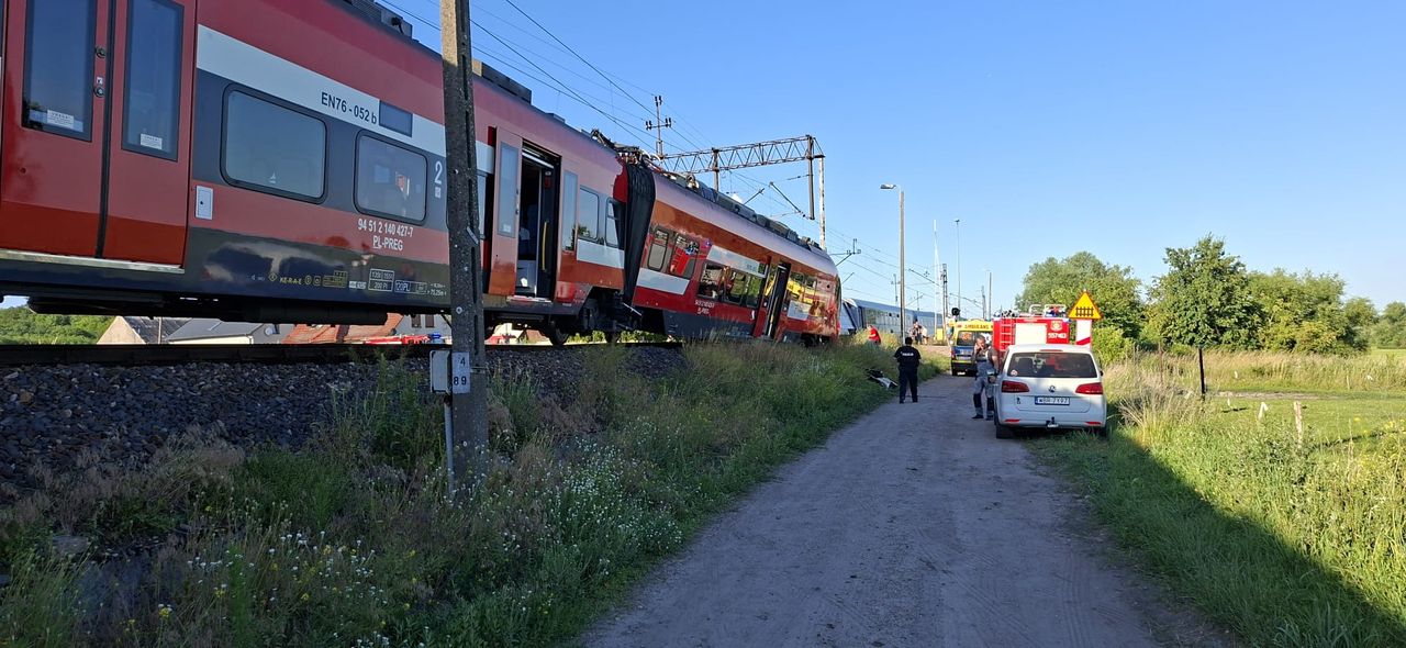 Zderzenie pociągów w Białośliwiu