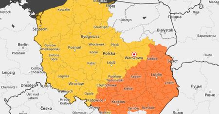 Zaczną obowiązywać już w południe. IMGW pokazało mapę