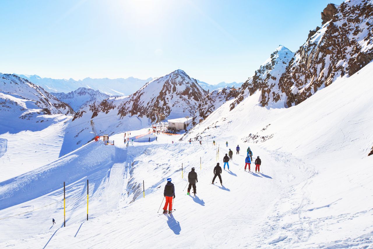 Tyrol pochwalić może się imponującymi stacjami narciarskimi