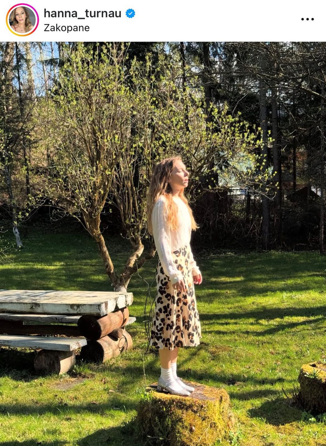 Hanna Turnau w wiosennej stylizacji
