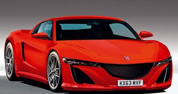 2014 Honda NSX (wizualizacja autorstwa Milosa Dvoraka, źródło: www.autoexpress.co.uk)