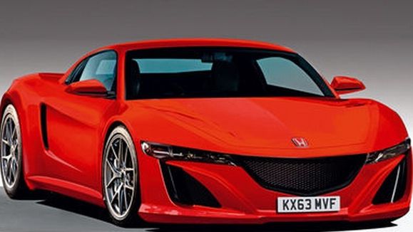 2014 Honda NSX (wizualizacja autorstwa Milosa Dvoraka, źródło: www.autoexpress.co.uk)