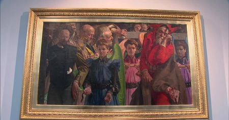 Niecodzienna”Rzeczywistość” Malczewskiego. Niewidziany od stu lat obraz miał pobić rekord, ale jest “aresztowany”