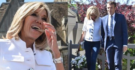 Emmanuel i Brigitte Macron w dżinsach głosują w wyborach parlamentarnych (ZDJĘCIA)