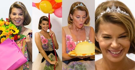 TYLKO U NAS: Edyta "księżniczka" Górniak świętuje 45. urodziny z fanami i balonami (ZDJĘCIA)