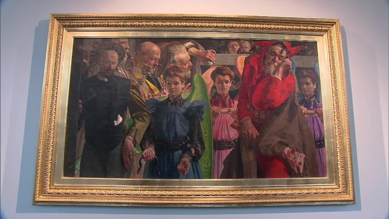 Niecodzienna”Rzeczywistość” Malczewskiego. Niewidziany od stu lat obraz miał pobić rekord, ale jest “aresztowany”