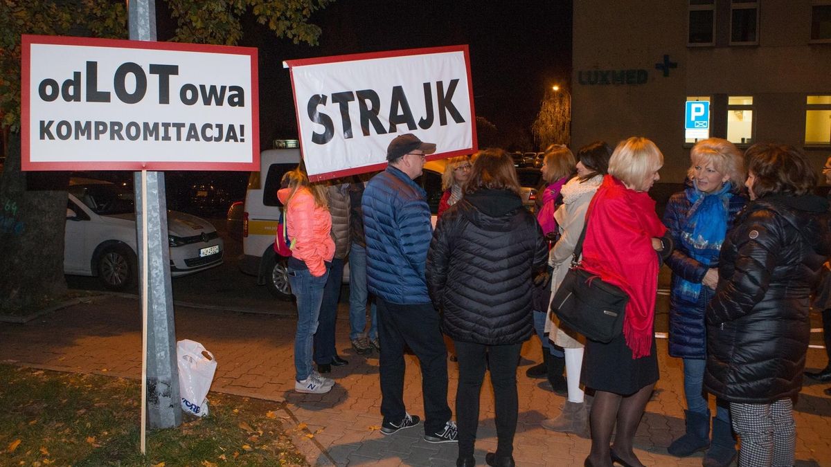 Po spotkaniu Paweł Borys udał się do siedziby zarządu LOT