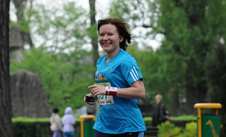 Agata Mikołajczyk prywatnie regularnie biega. 