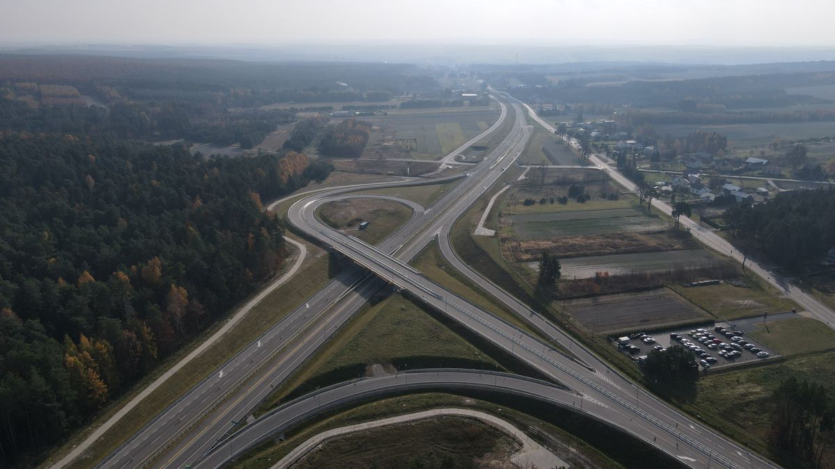 węzeł Tomaszów Lubelski droga DK17