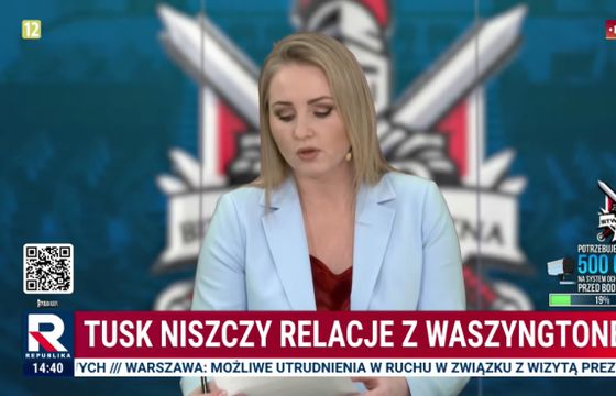 Republika liderem, ale to wPolsce24 zyskało najwięcej. Dobry luty dla TVP Info