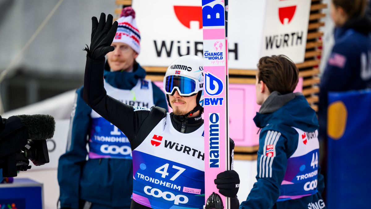 Getty Images / Christian Bruna/VOIGT / Na zdjęciu: Johann Andre Forfang i Robert Johansson (w tle)