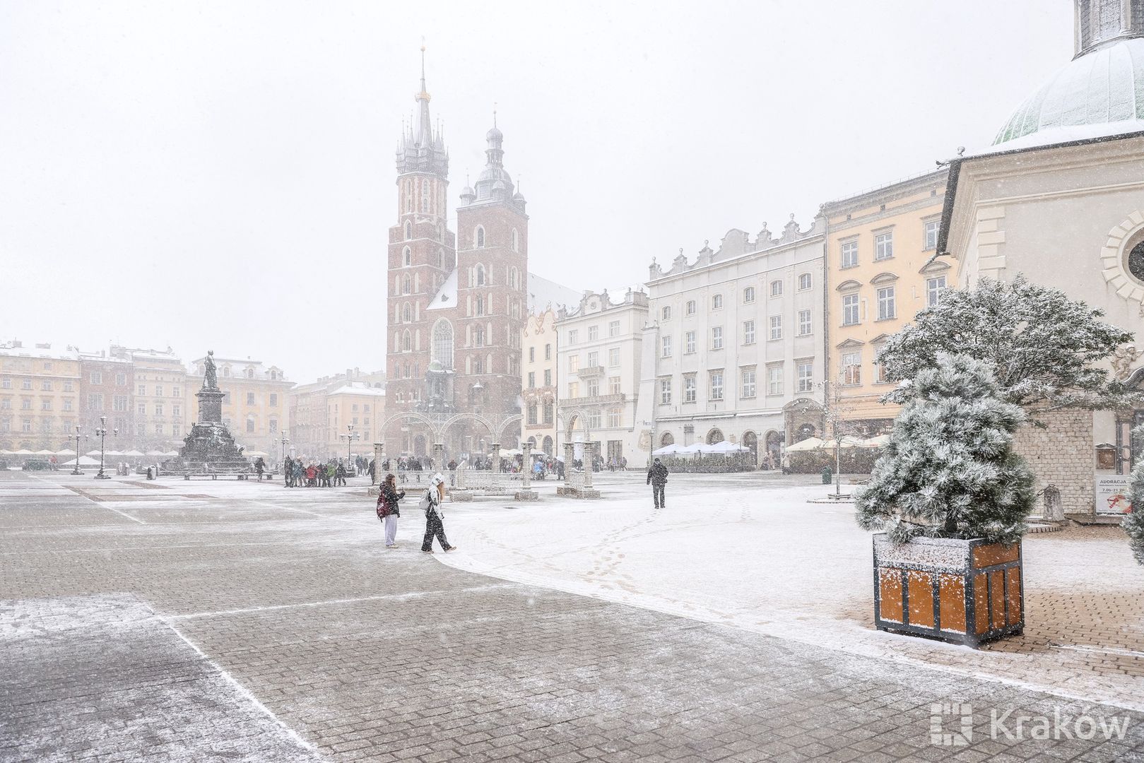 Kraków pod śniegiem