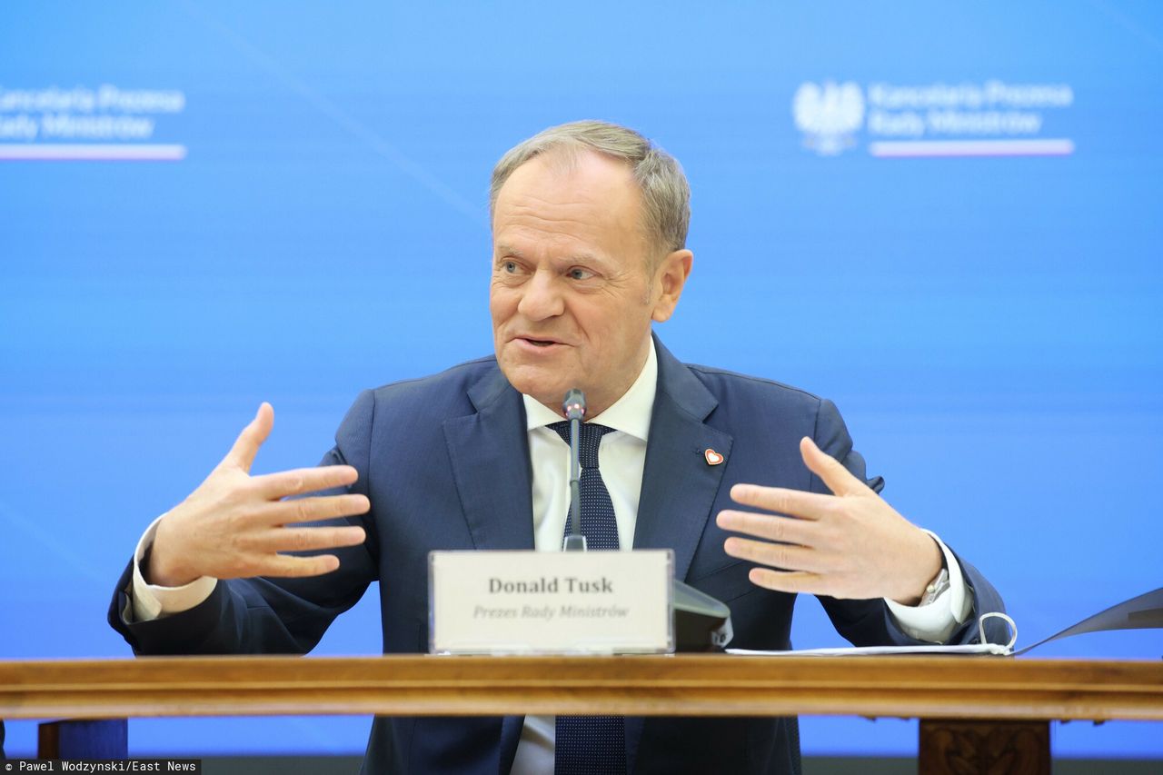 Tusk na spotkaniu z Brzoską. "Mam dobre wieści"