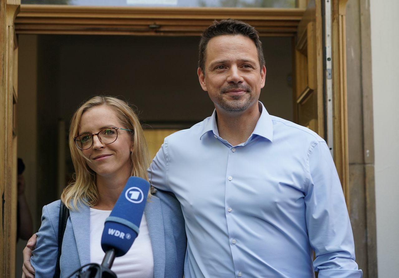  Rafał Trzaskowski spotkał się ze zwolennikami w Warszawie (Photo by Sean Gallup/Getty Images)