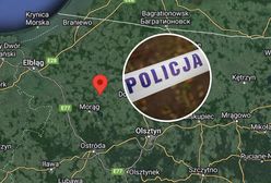 Świadek opisuje, co spadło na Mazurach. Na obiekcie litery w cyrylicy