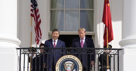 Trump powitał Xi Jinpinga w Białym Domu, Doszło do małego incydentu
