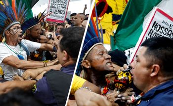 Protestujący wtargnęli na teren COP30 w Brazylii. Doszło do starć