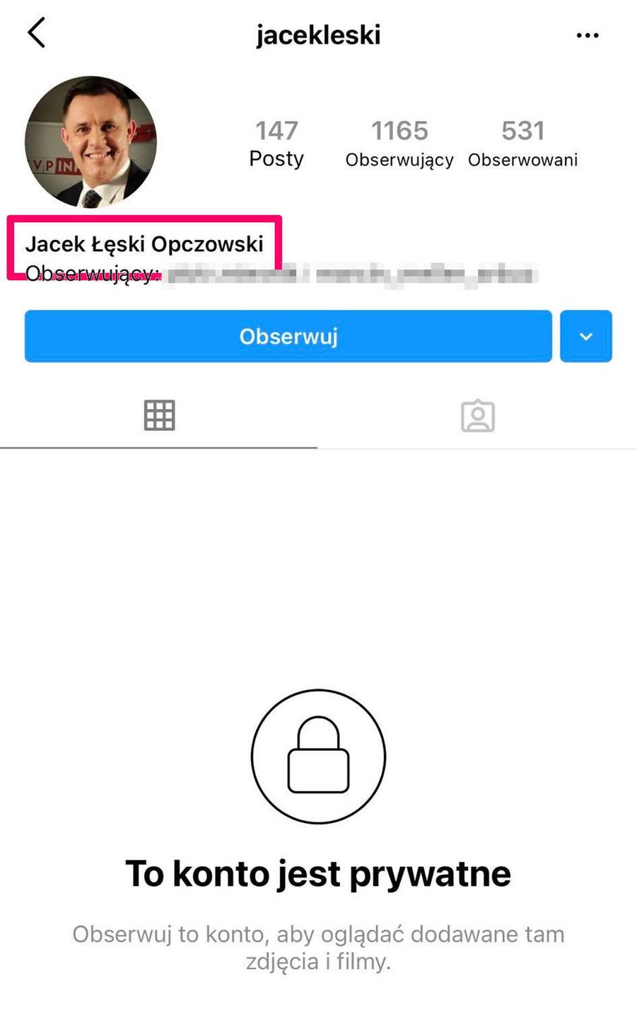 Jacek Łęski przyjął nazwisko Małgorzaty Opczowskiej