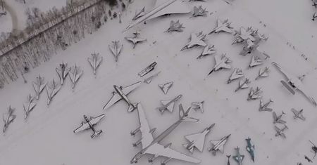 Film dnia. Dron nad rosyjskim muzeum samolotów