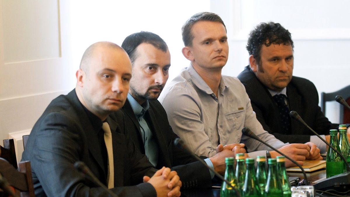 Od lewej: Ryszard Kowalski, Rafał Dobrucki, Krzysztof Cegielski