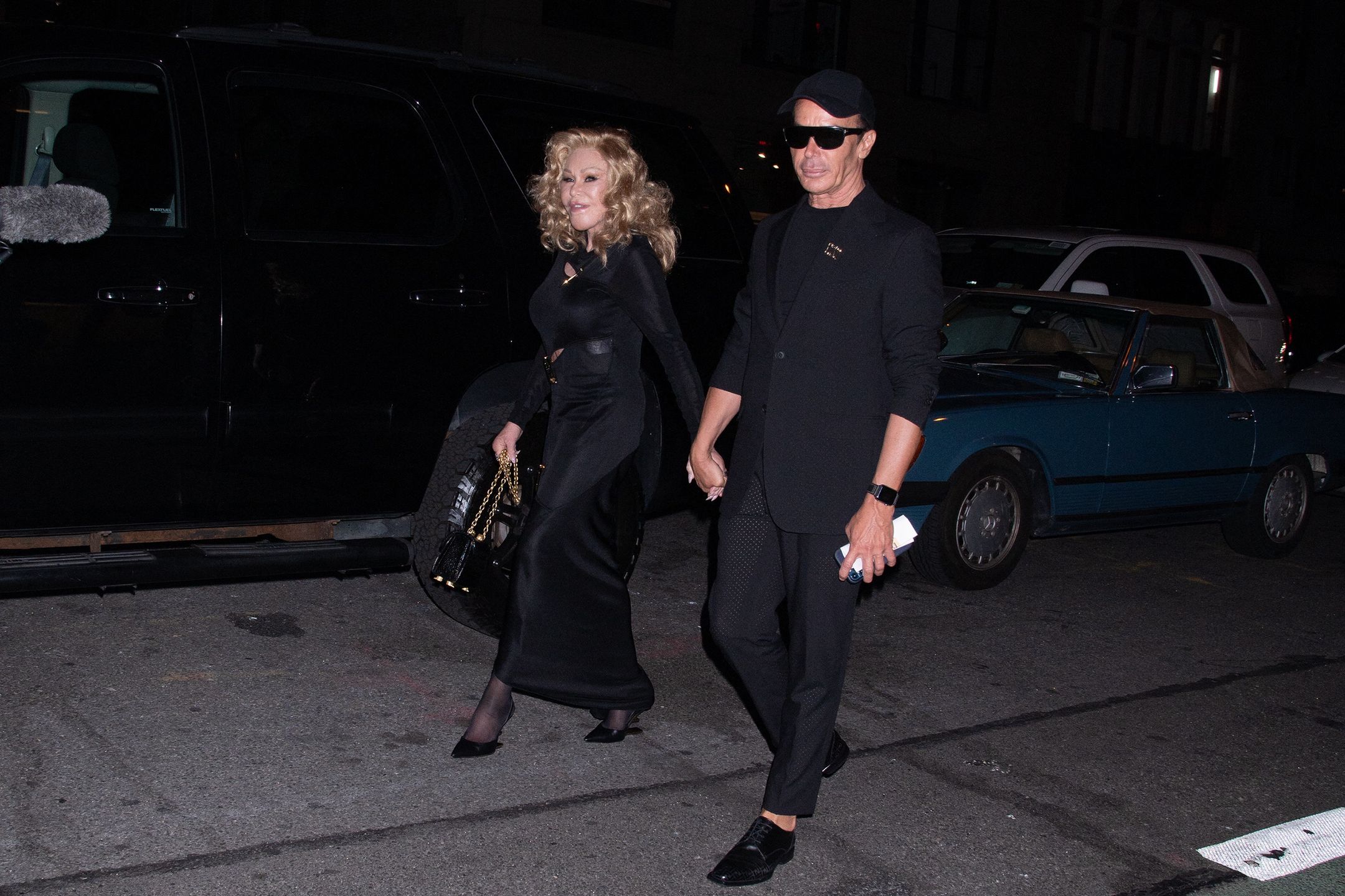 Jocelyn Wildenstein z partnerem w Nowym Jorku