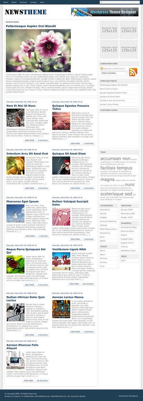 41 pięknych szablonów do Wordpressa 20