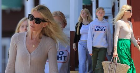 Naturalna Claudia Schiffer "przyłapana" na zakupach z córkami. Clementine i Cosima pójdą w ślady mamy? (ZDJĘCIA)