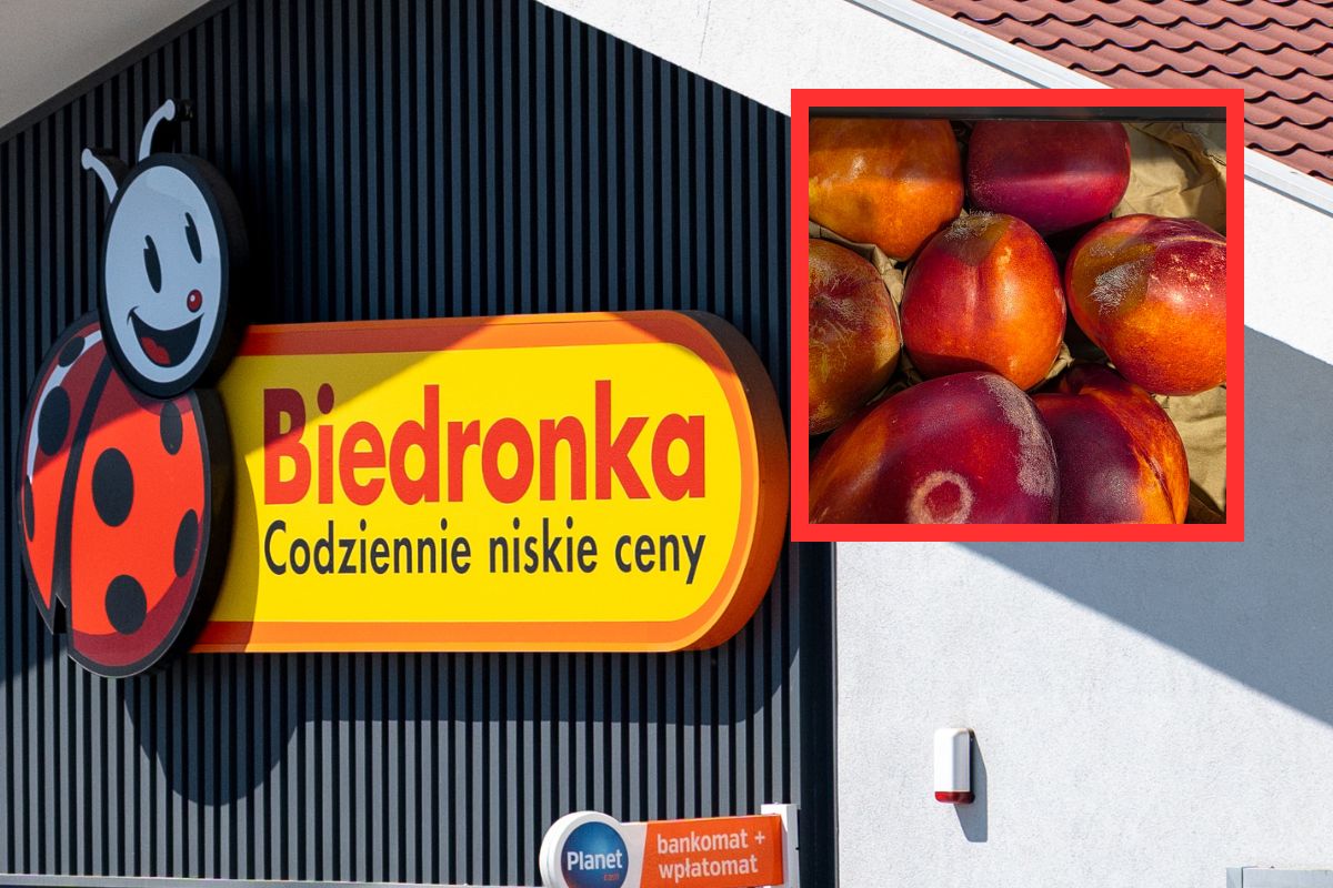 "Rozpadła mi się w ręce". Taki widok zastał, kupując nektarynki w Biedronce