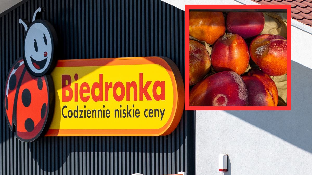 Spleśniałe nektarynki w Biedronce. Teraz się tłumaczą