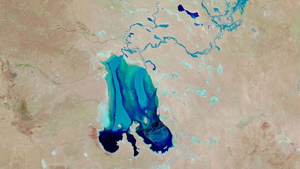 Satelitarny widok na Eyre