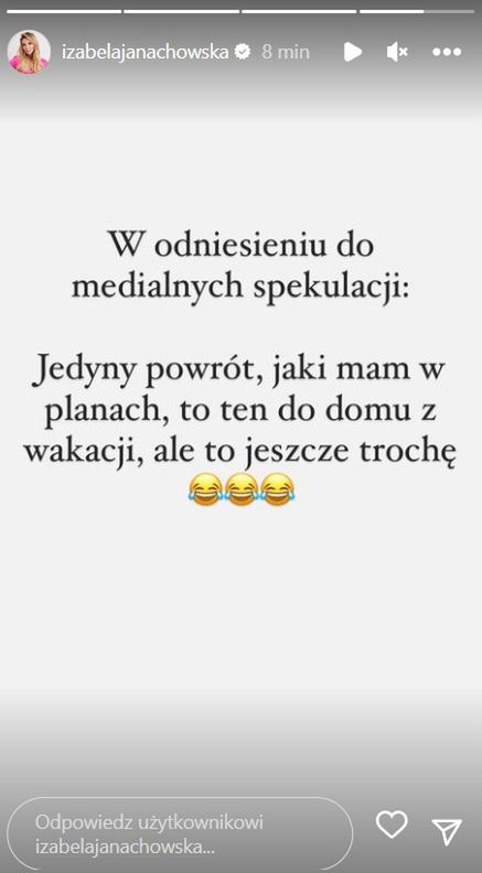 Izabela Janachowska o medialnych doniesieniach