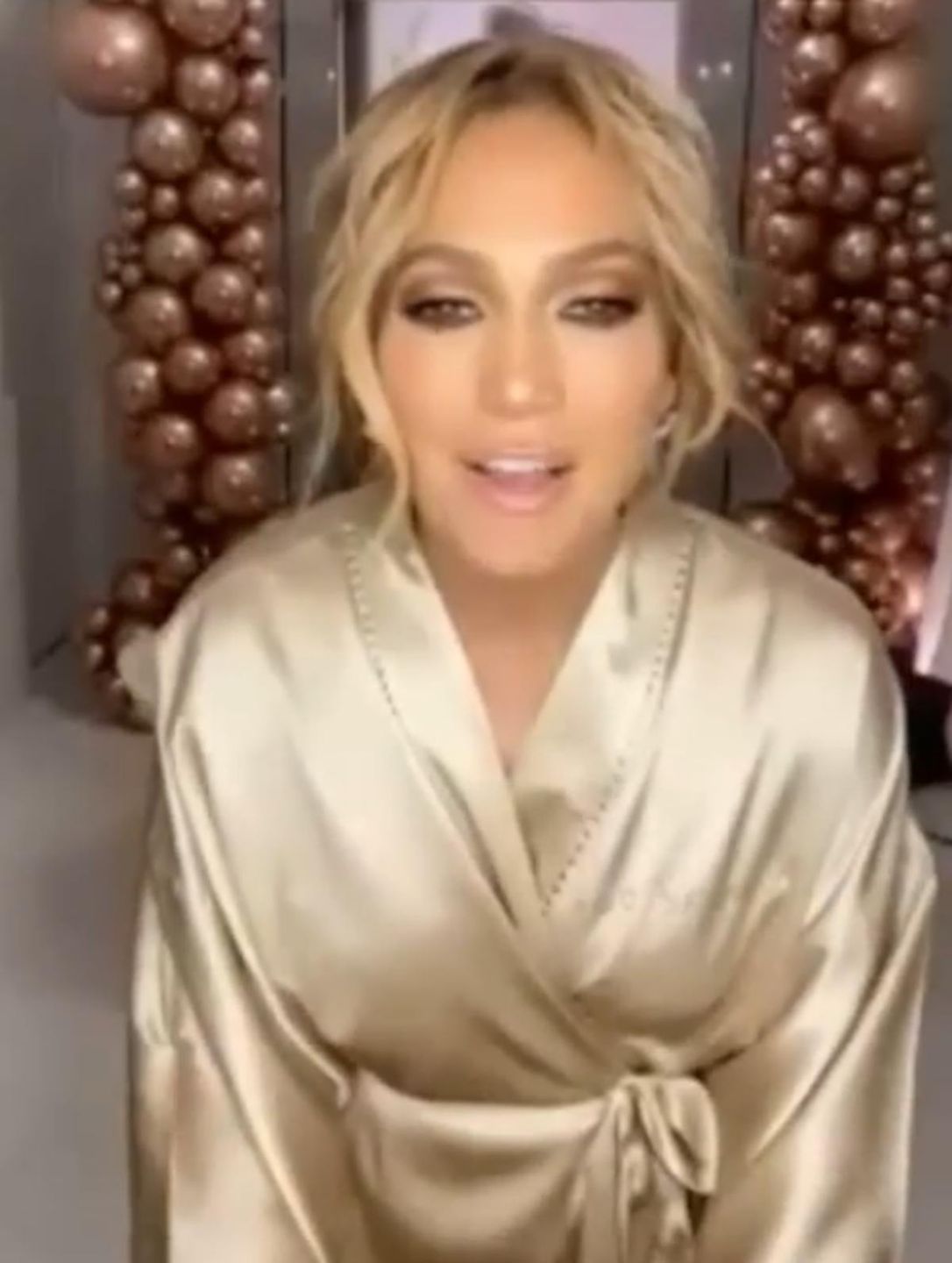 Jennifer Lopez w makijażu