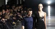 Anthony Vaccarello i Anja Rubik - projektant i muza