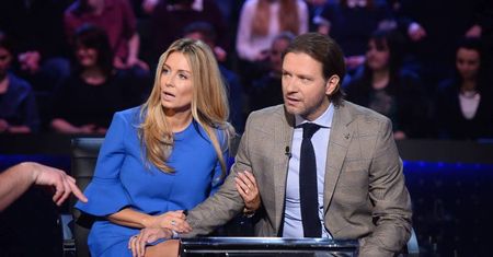 Małgonia z Radziem i Filip Chajzer z Zygim na planie "Milionerów" (ZDJĘCIA)