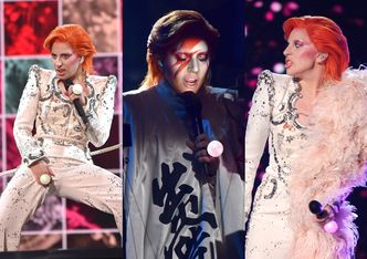 Lady Gaga przebrana za Davida Bowie... (ZDJĘCIA)