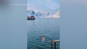Rozebrała się do bikini i wskoczyła do wody. Wszystko pokazała w sieci
