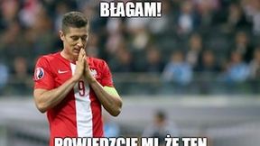 Nawałka wściekły, koszmar Lewandowskiego. Memy po meczu Dania - Polska