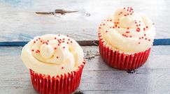 Babeczki waniliowe w białej czekoladzie