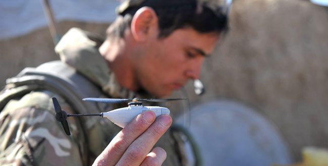 Najmniejsze drony świata wkraczają do Afganistanu