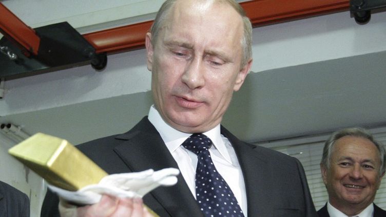 Rezerwy złota Rosji stale rosną.