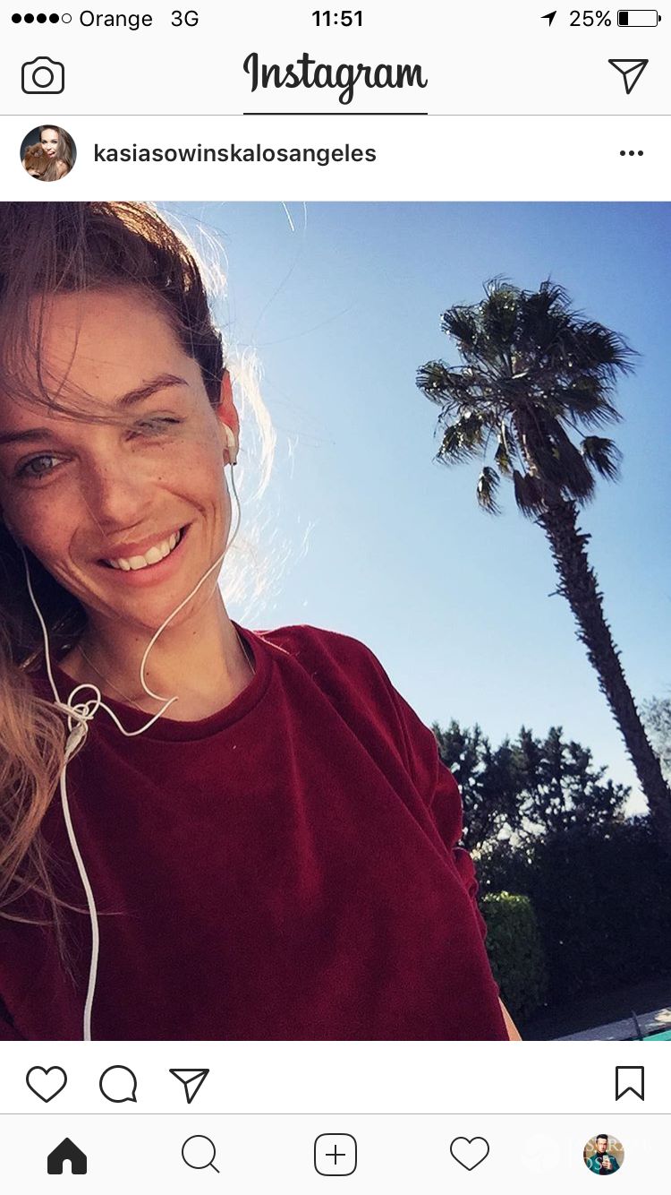 Kasia Sowińska bez makijażu