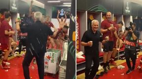 "Jose Mourinho, la la la la la la". Zobacz, co działo się w szatni po finale