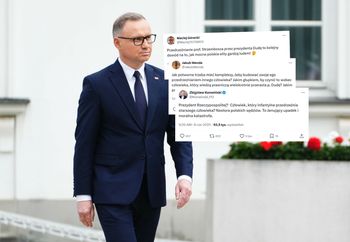 "Upadek i katastrofa". Fala komentarzy po wypowiedzi Dudy