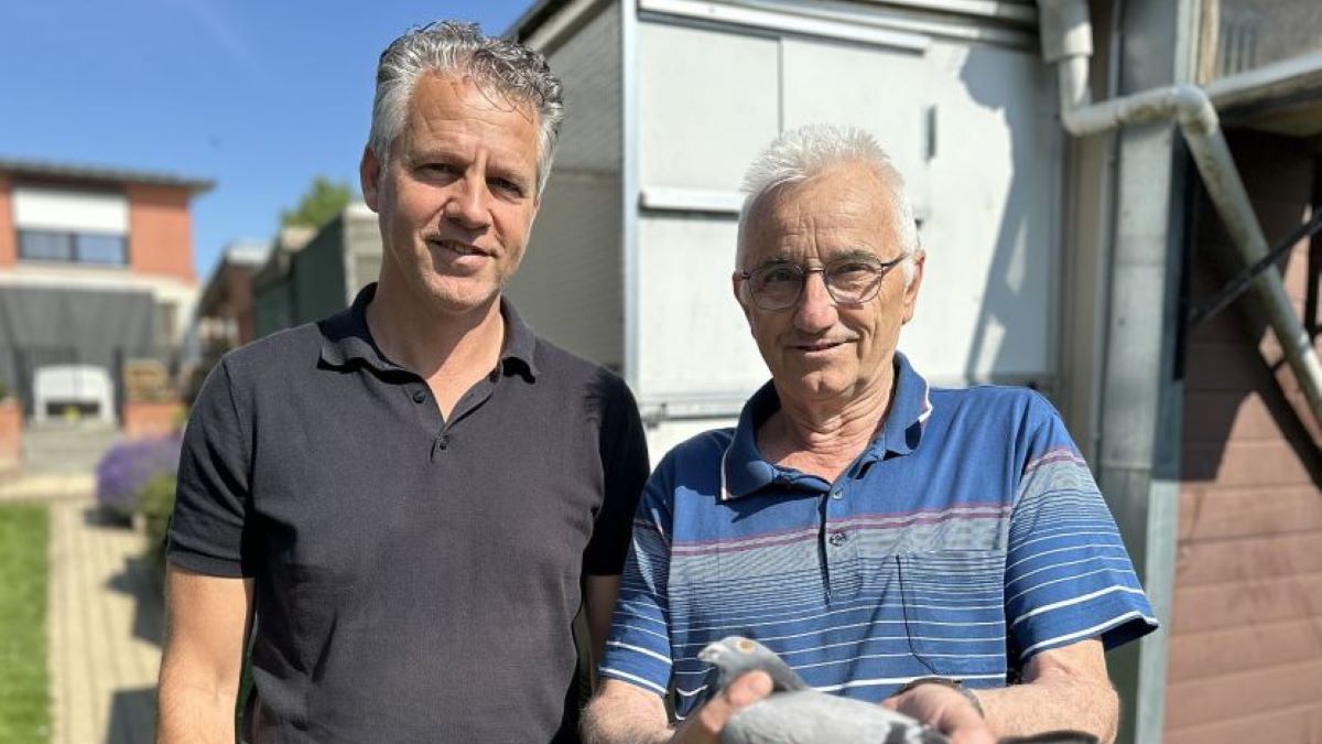 Benny Vanhoudt i jego syn Bart 