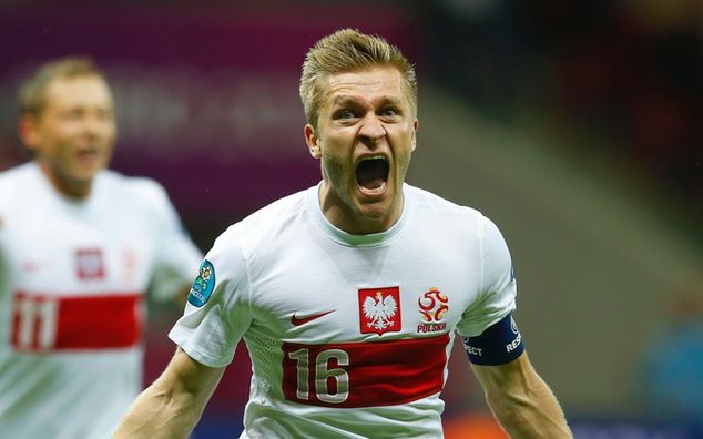 Błaszczykowski po golu strzelonym Rosji na Euro 2012 / fot. EPA/OLIVER WEIKEN UEFA/PAP